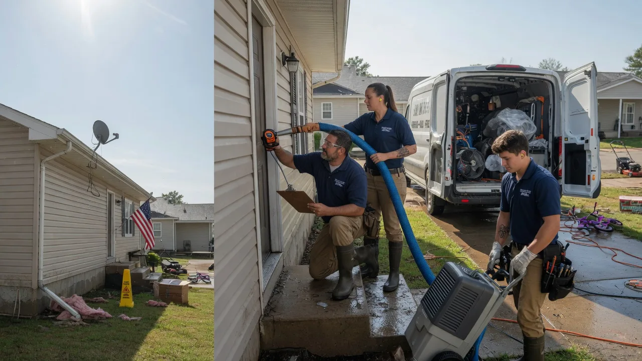 Ceiling Water Damage Restoration in Cantril, IA near me